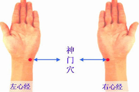 按壓神門穴，一劑最好的安心方