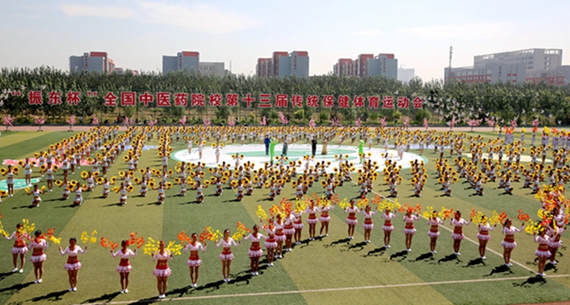 全國中醫(yī)藥院校第十三屆傳統(tǒng)保健體育運(yùn)動(dòng)會(huì)開幕